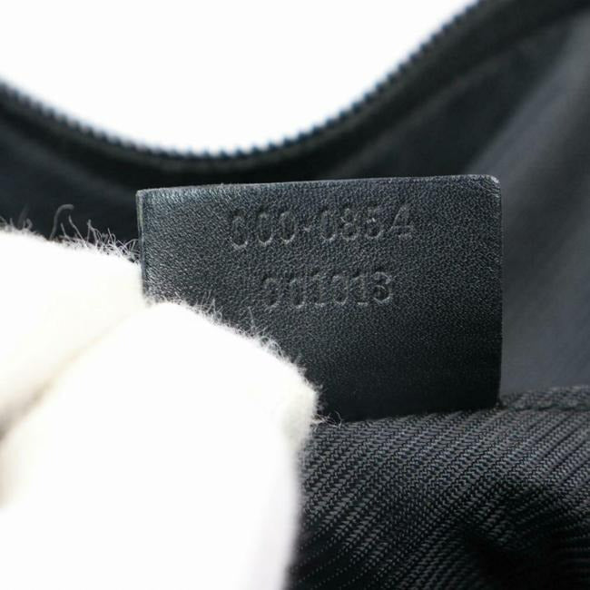 Gucci Satcheltote Black Large G Logo Print Canvas And Black Leather Tote