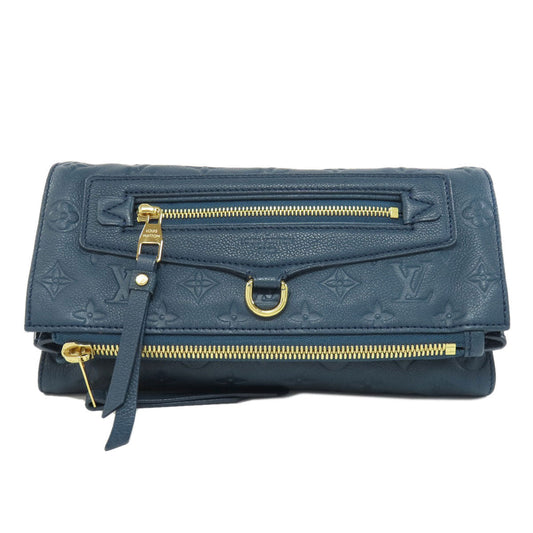 LOUIS VUITTON Clutch bag M93427 Ann Platt Navy Pettyant Women