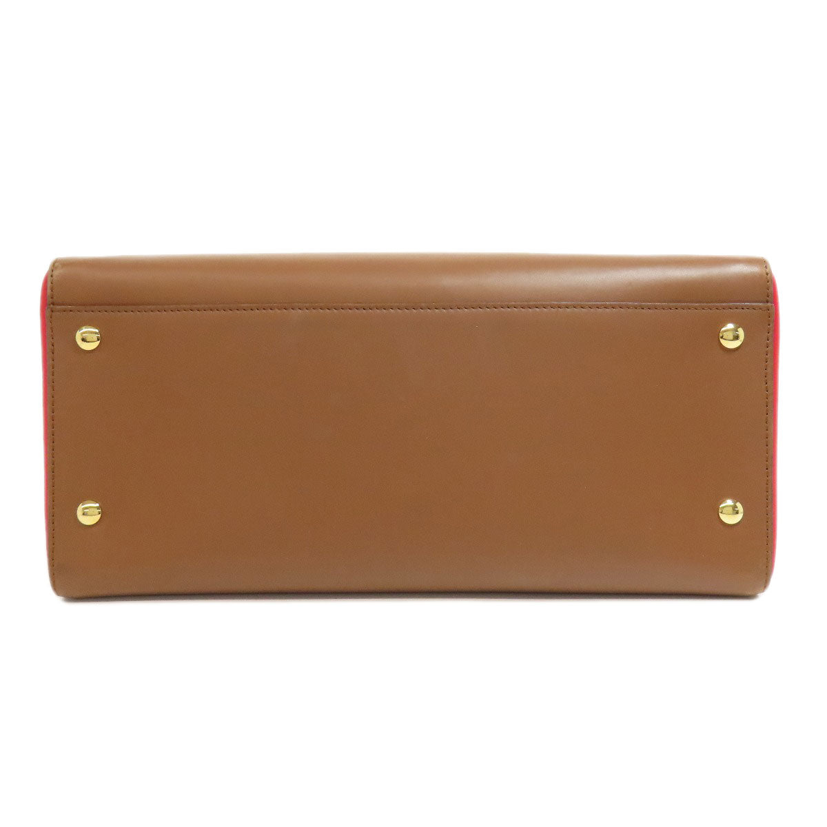 BURBERRY Handbag leather Brown 2WAY