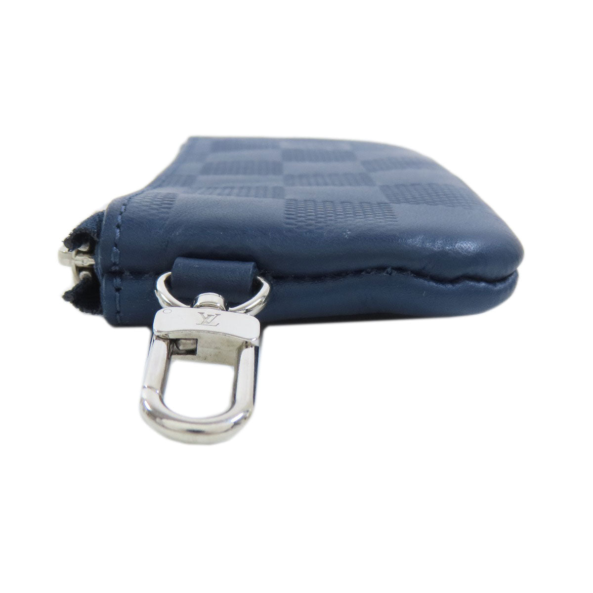 LOUIS VUITTON Coin case N40438 Damier Anfini Navy Pochette Kle Women
