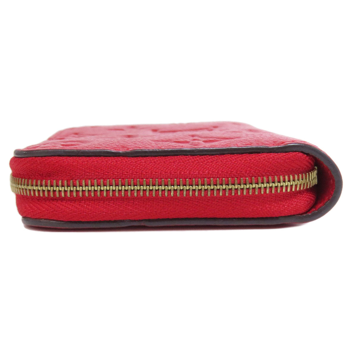 LOUIS VUITTON Coin case M60740 Ann Platt Red Zippy coin purse Women Used