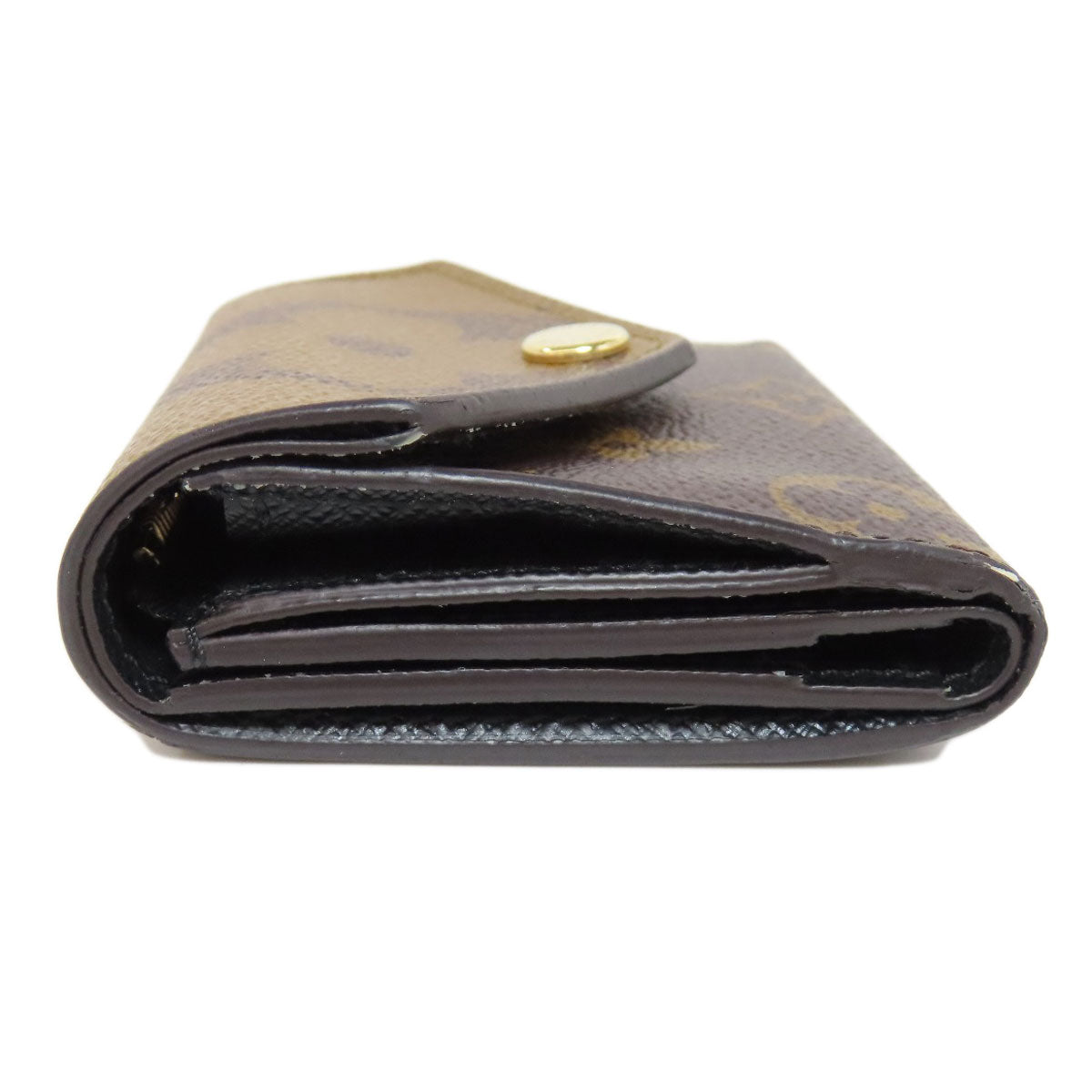 LOUIS VUITTON Bifold Wallet M80725 Monogram reverse Brown Zoe Women