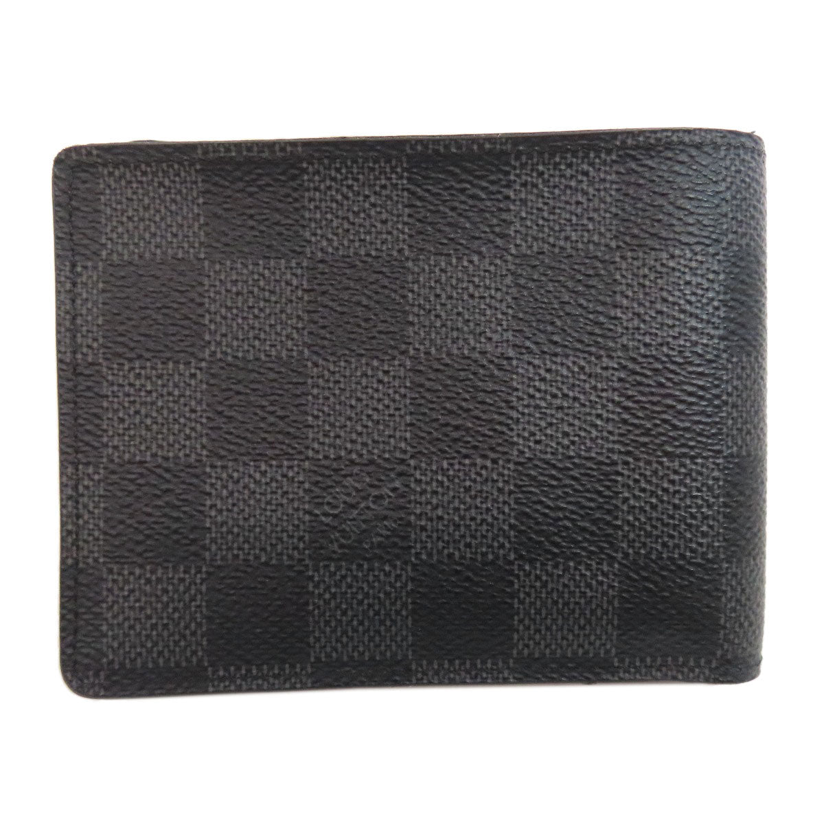 LOUIS VUITTON Bifold Wallet N62663 Damier canvas black Portefeuille Women