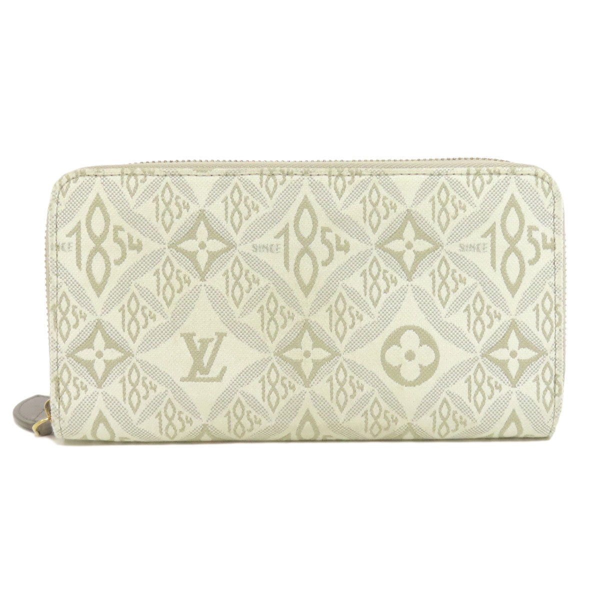 LOUIS VUITTON Long Wallet Purse M81172 Monogram Jaguar white Zippy Wallet SINCE1854 Women
