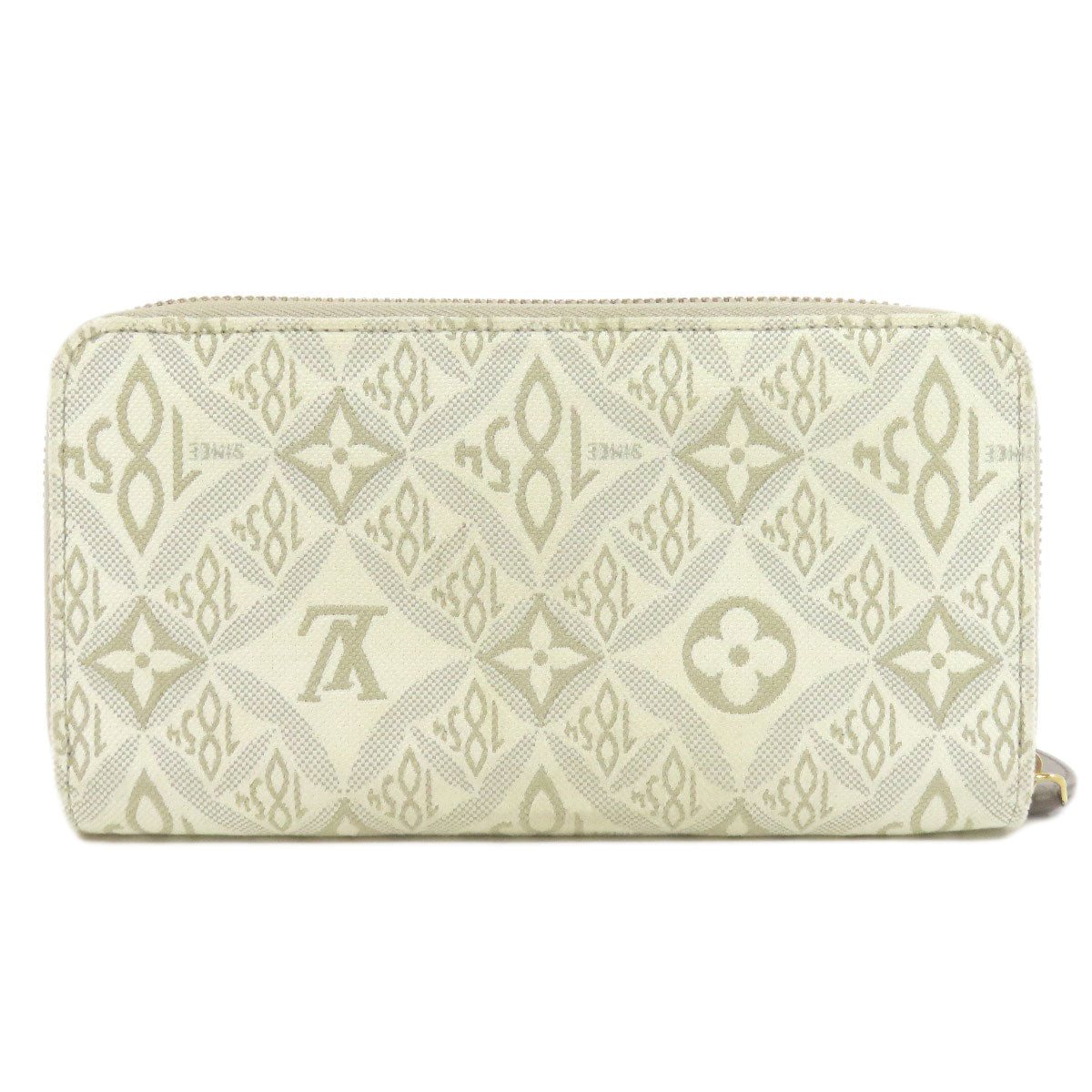 LOUIS VUITTON Long Wallet Purse M81172 Monogram Jaguar white Zippy Wallet SINCE1854 Women