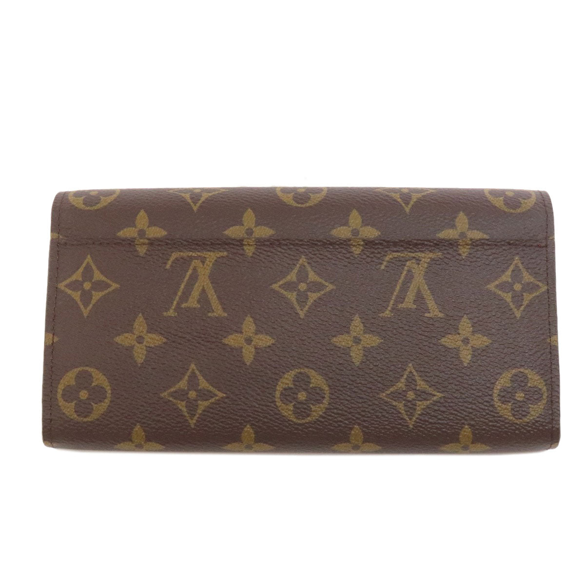 LOUIS VUITTON Long Wallet Purse M62234 Monogram canvas Brown Portefeuille Sara Women