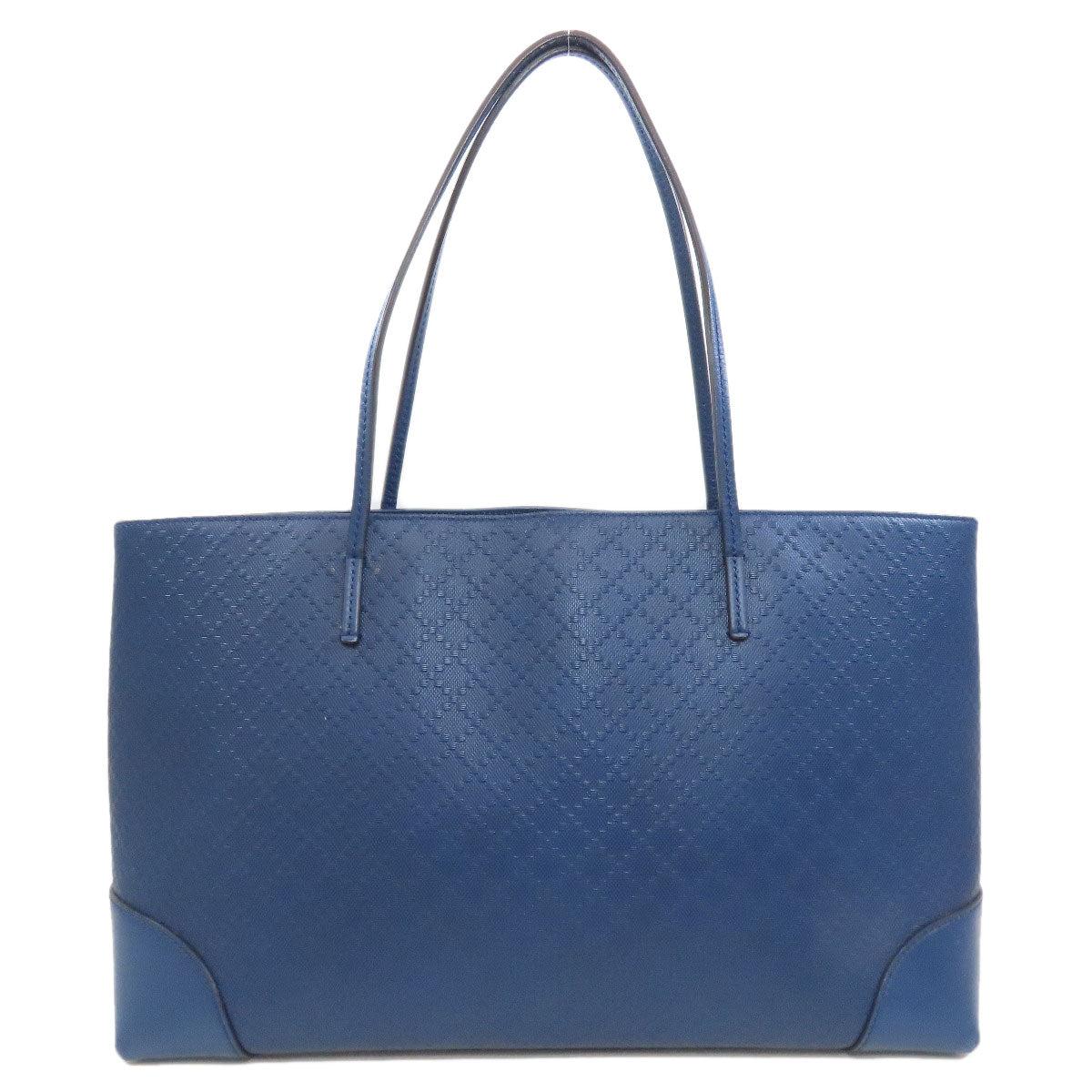 GUCCI Tote Bag 353397 leather blue Diamante Women