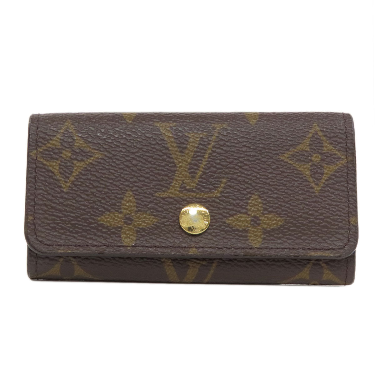 LOUIS VUITTON Key case Key holder  M69517 Monogram canvas Brown Multicles4 Women(Unisex)