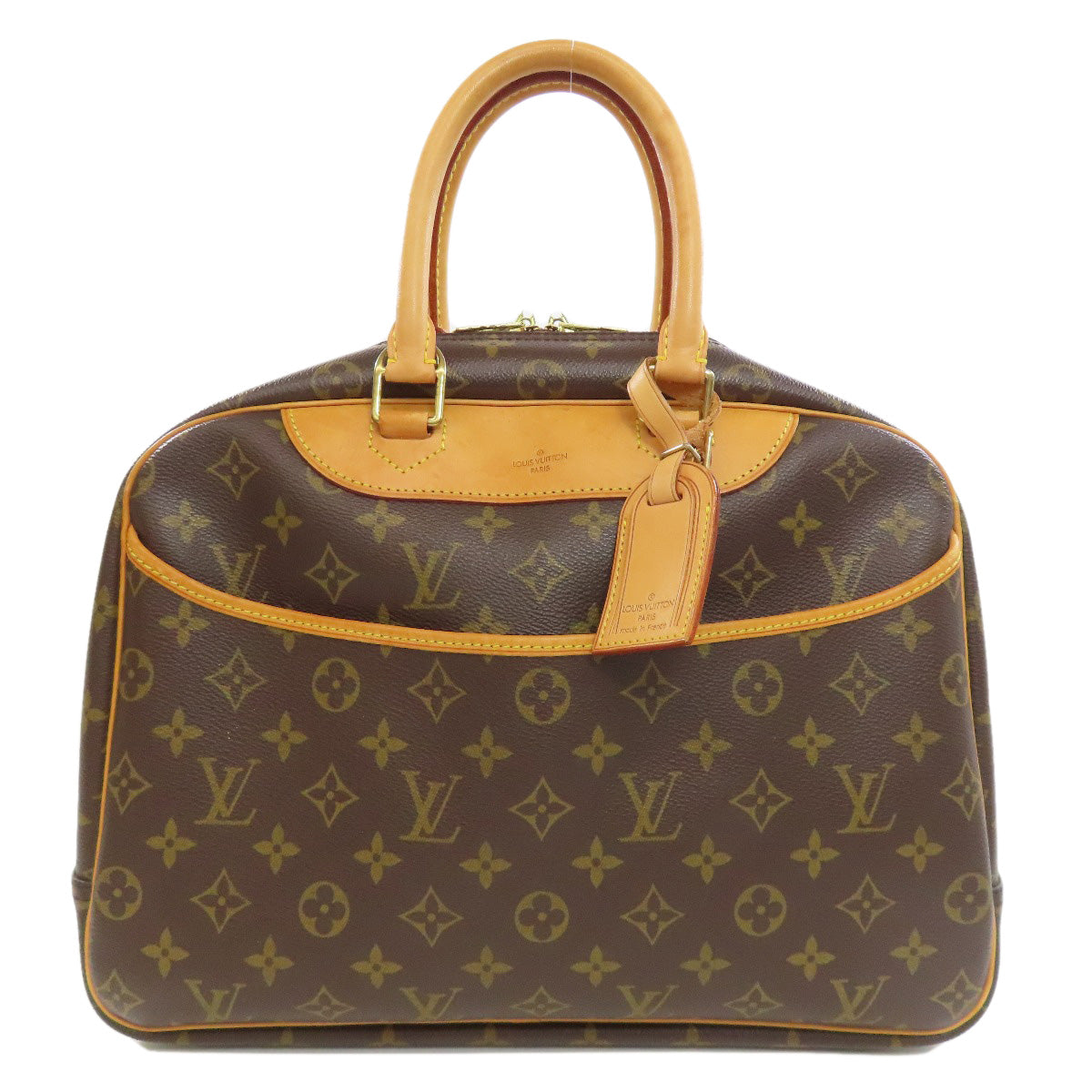 LOUIS VUITTON Handbag M47270 Monogram canvas Brown Deauville Women