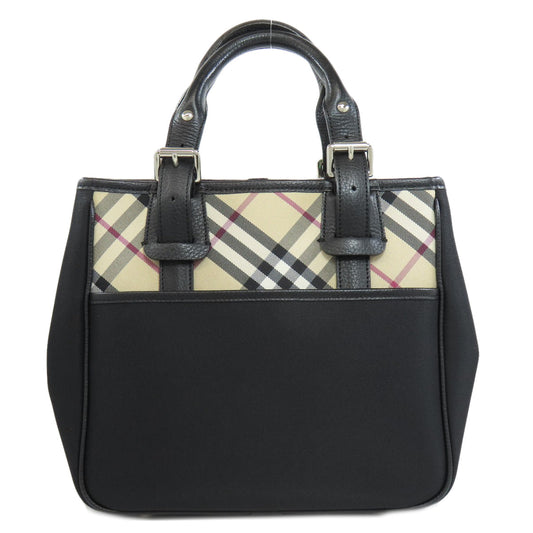 BURBERRY Tote Bag Nylon black Nova Check