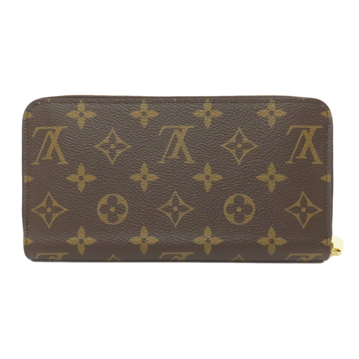LOUIS VUITTON Long Wallet Purse M41894 Monogram canvas Brown Zippy wallet Women