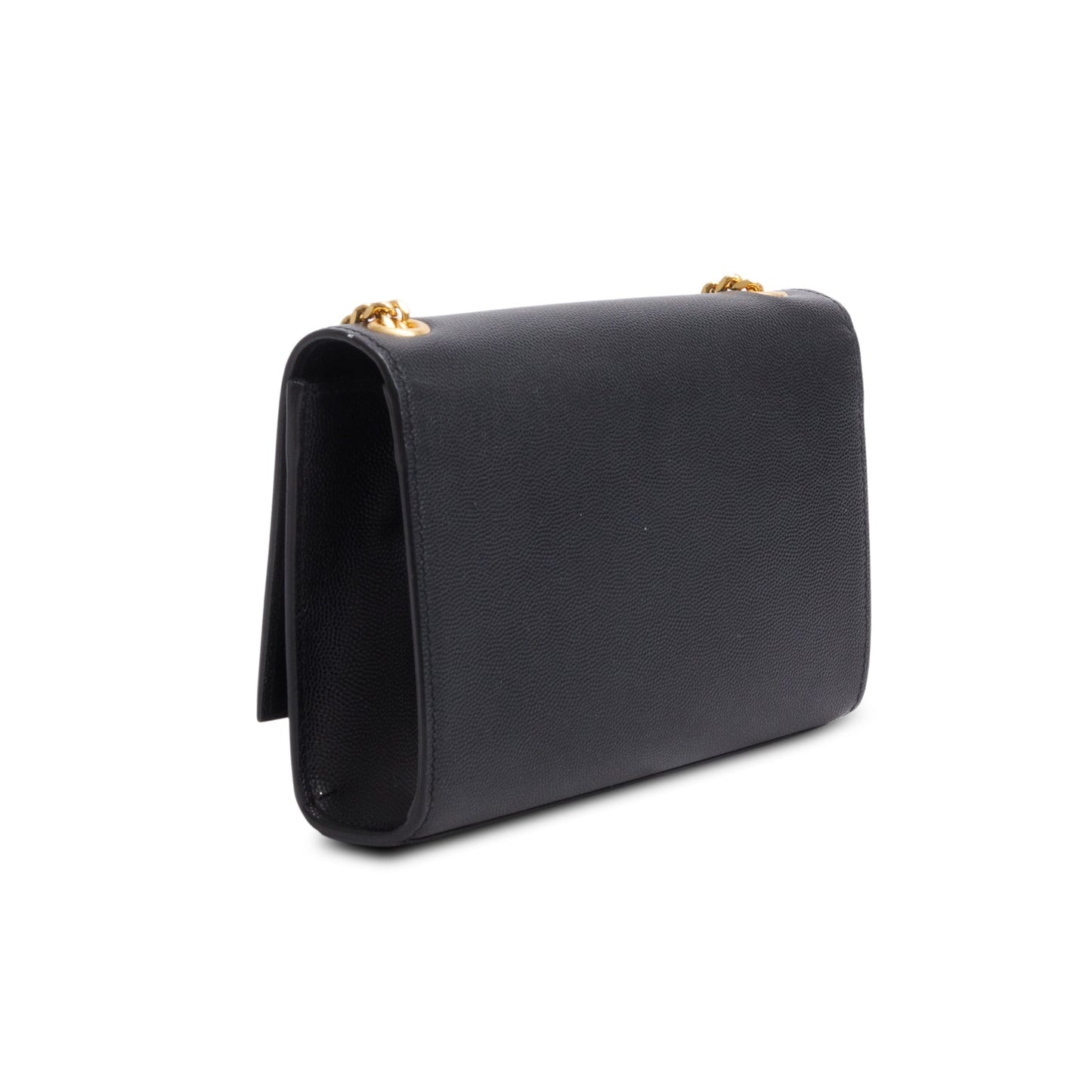 Saint Laurent 2020 Black Grain De Poudre Small Monogram Kate Satchel