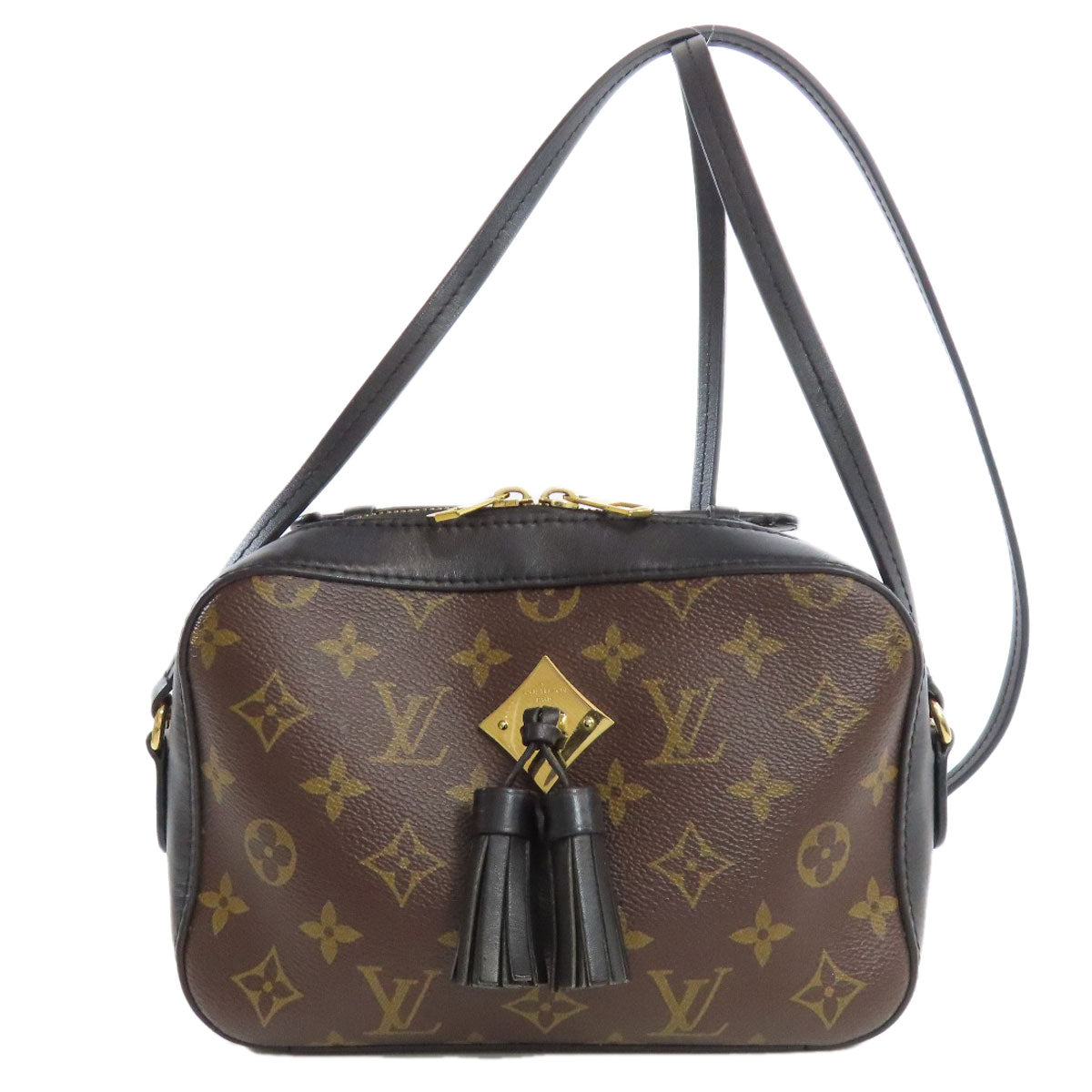 LOUIS VUITTON Shoulder Bag M43555 Monogram canvas Brown Saintonge