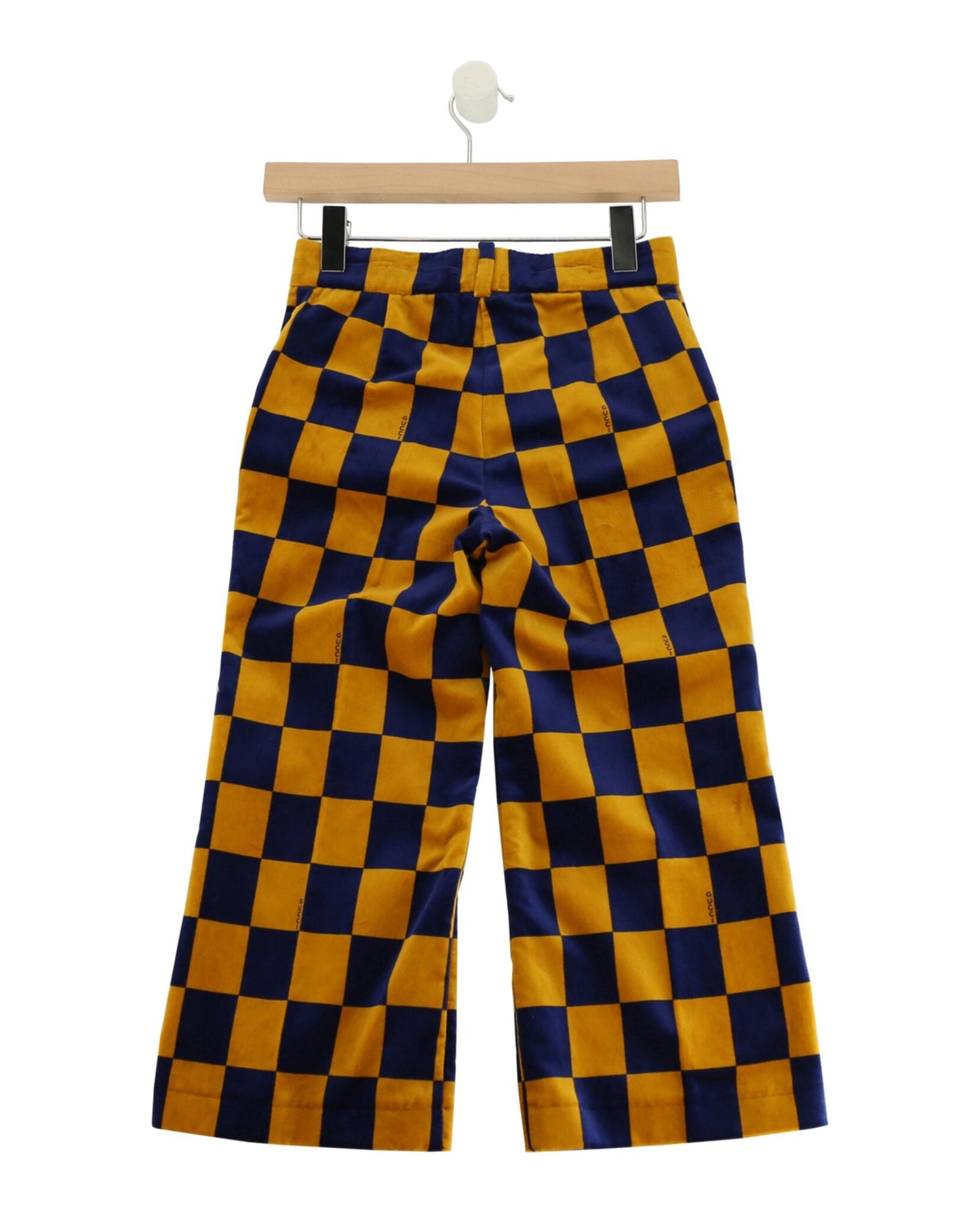 Gucci Boys Checkered Velvet Pants