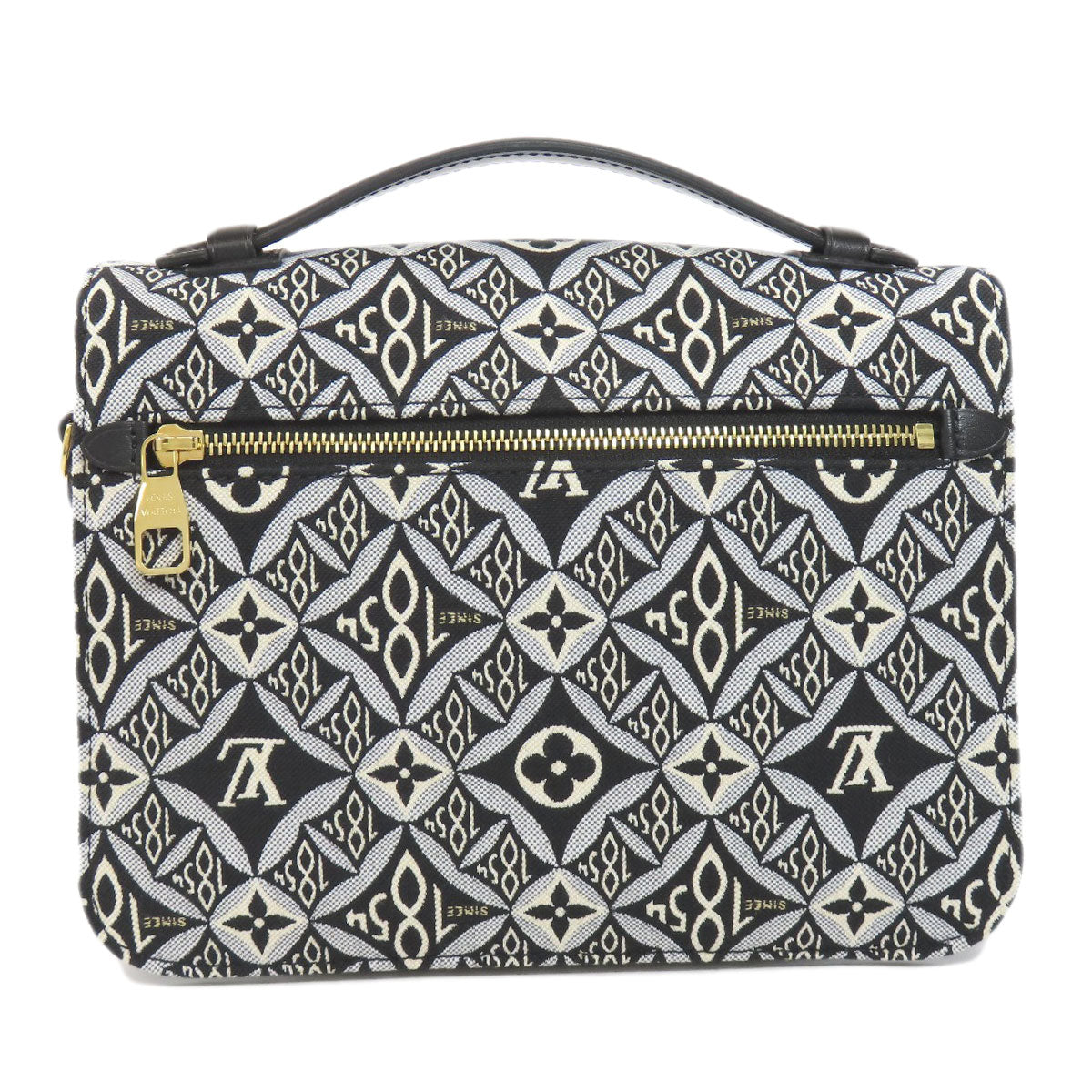 LOUIS VUITTON Handbag M57272 Monogram Jaguar black Pochette Metis MM SINCE1854 Women