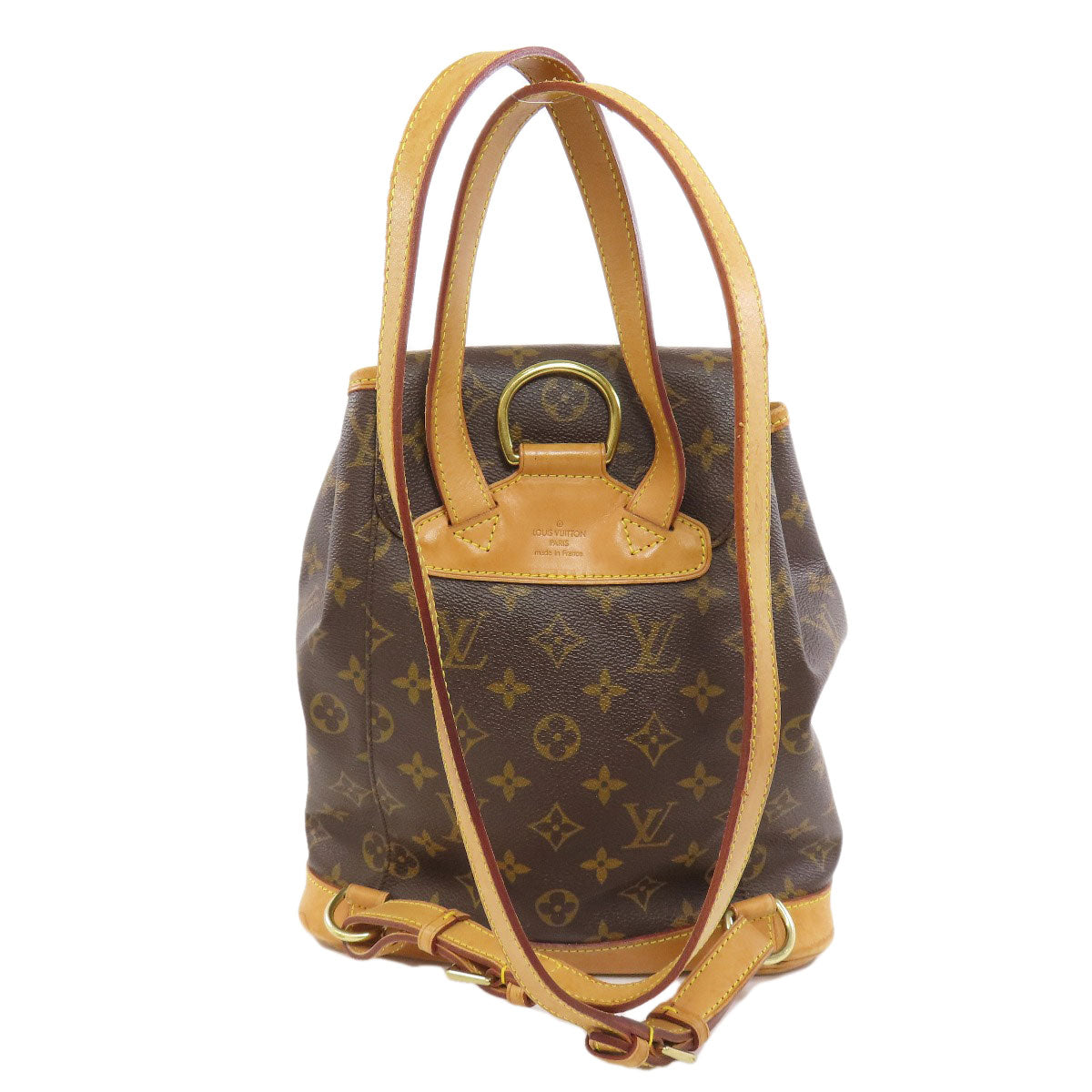 LOUIS VUITTON Backpack M51136 Monogram canvas Brown MontsourisMedium Women