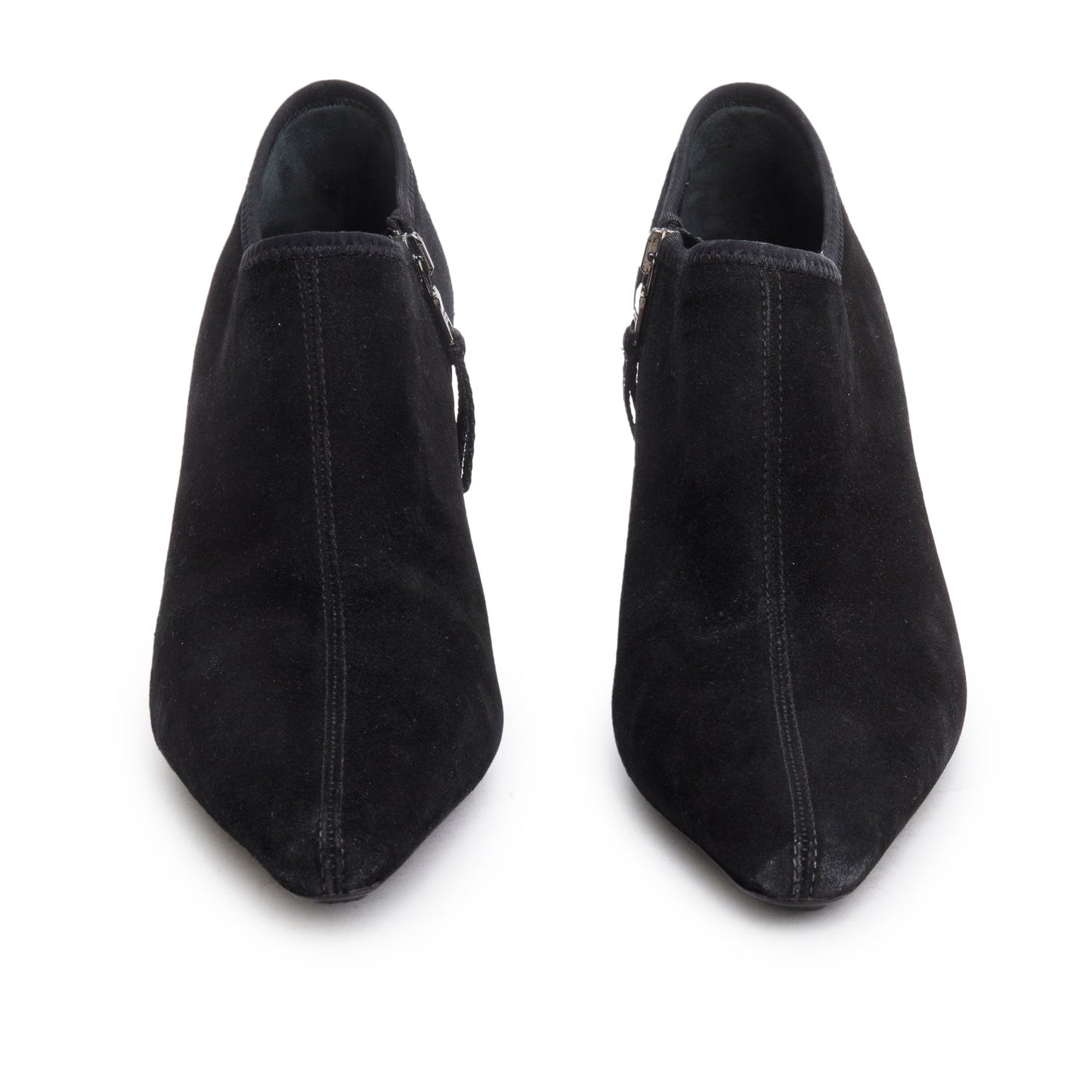 Prada Sport Black Suede Ankle Booties, Size 38