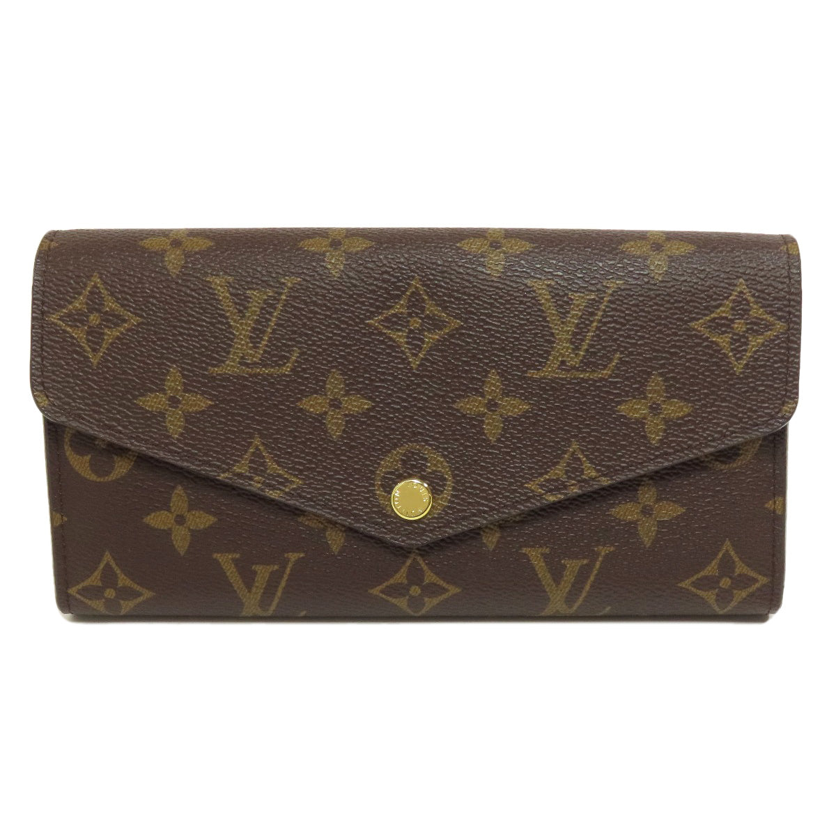 LOUIS VUITTON Long Wallet Purse M60531 Monogram canvas Brown Portefeuille Sarah Women