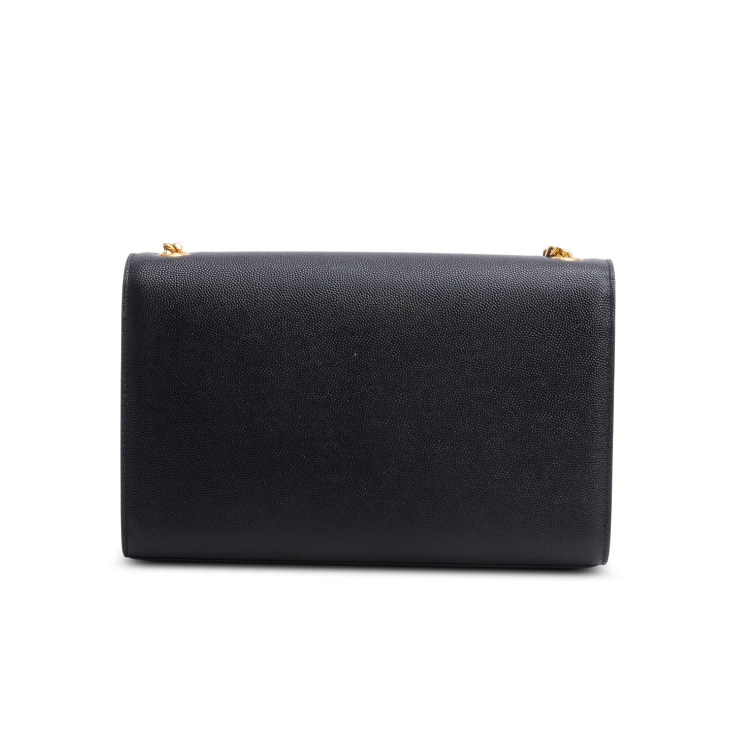 Saint Laurent Black Grain De Poudre Medium Kate Bag