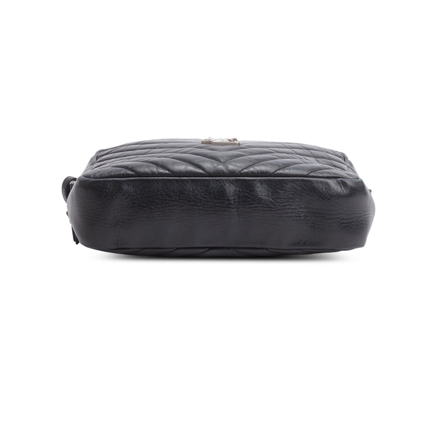 Saint Laurent Black Quilted Leather Lou Camera Bag