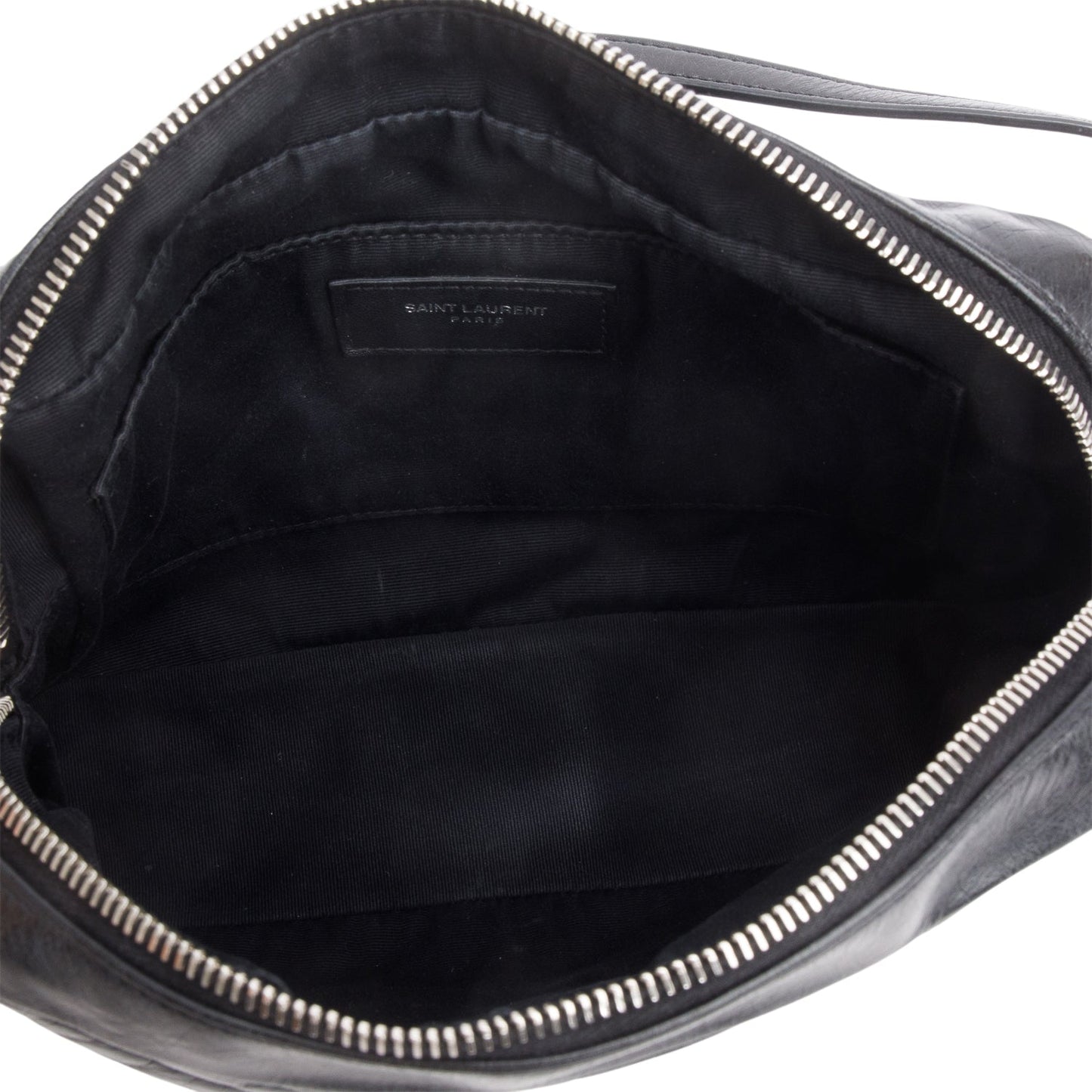 Saint Laurent Black Quilted Leather Lou Camera Bag