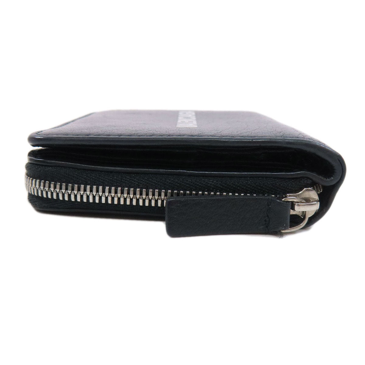 BALENCIAGA Bifold Wallet 551933 leather black Every day Women(Unisex)