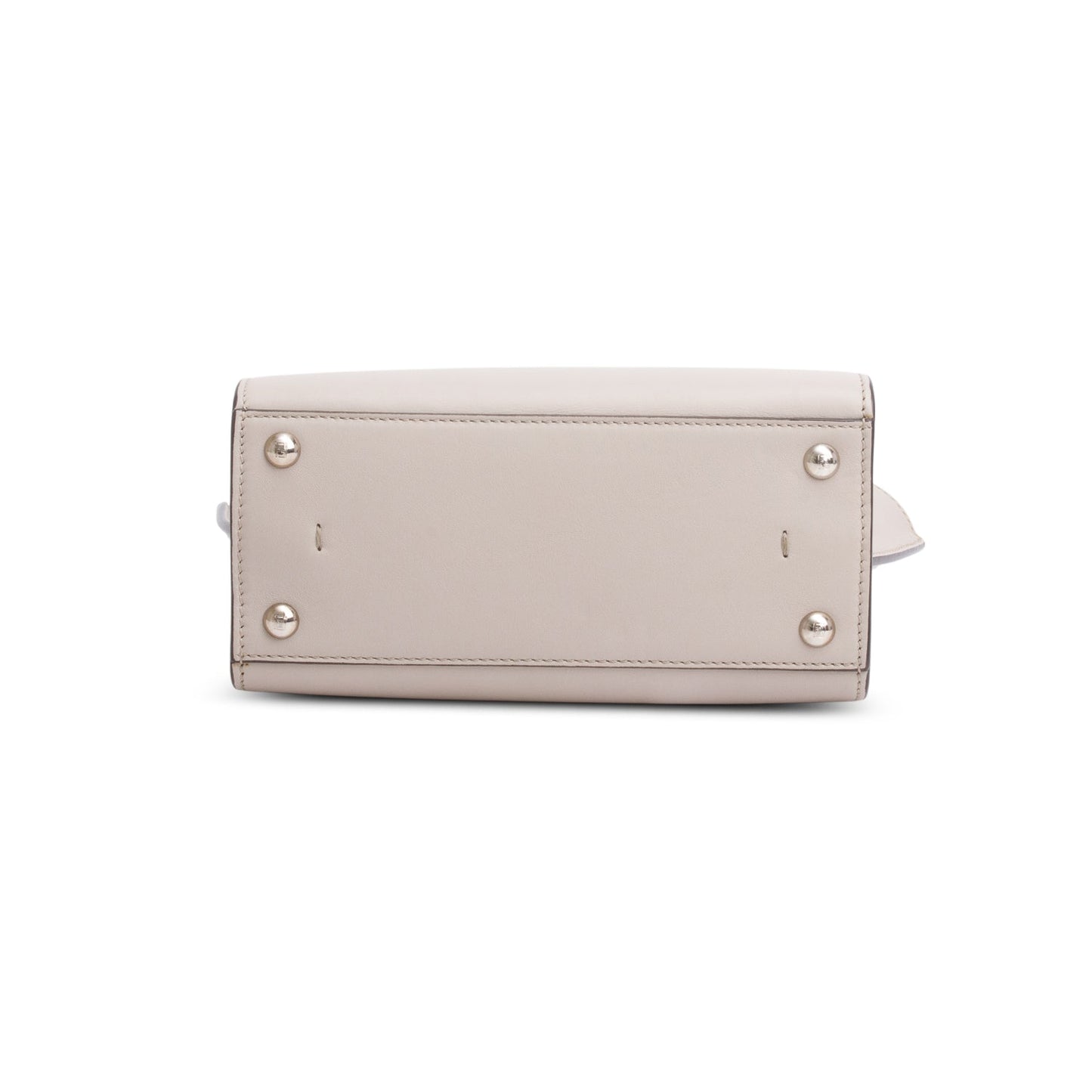 Fendi Grey Vitello Dolce Bi-Color Mini 3 Jours Tote