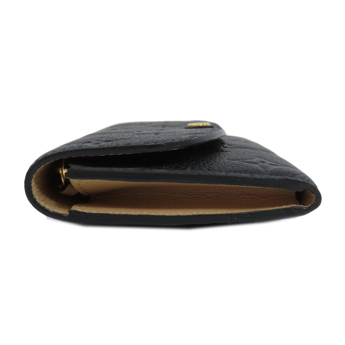 LOUIS VUITTON Bifold Wallet M62369 Ann Platt black Portefeuille Emily Women