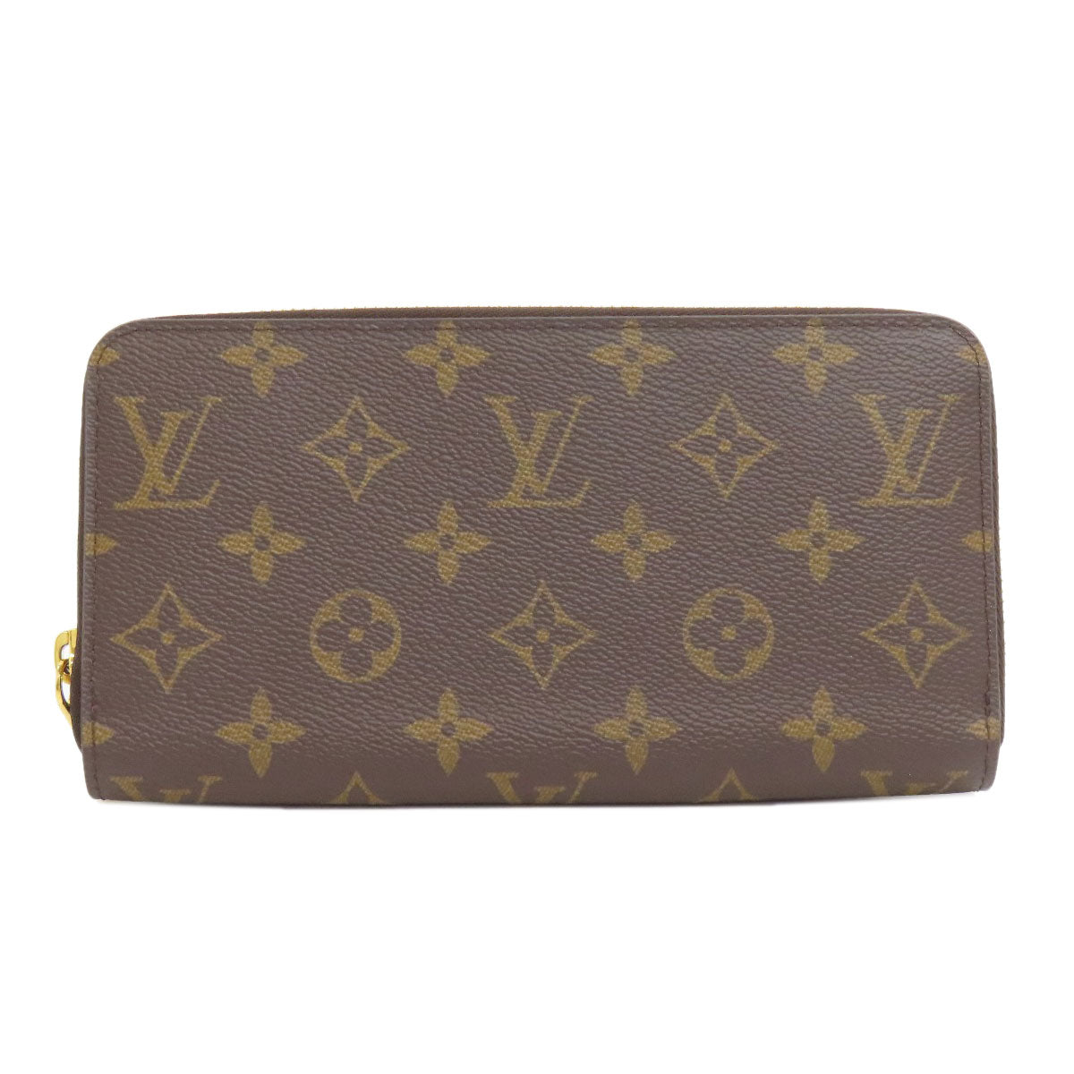 LOUIS VUITTON Long Wallet Purse M41895 Monogram canvas Brown Zippy wallet Women