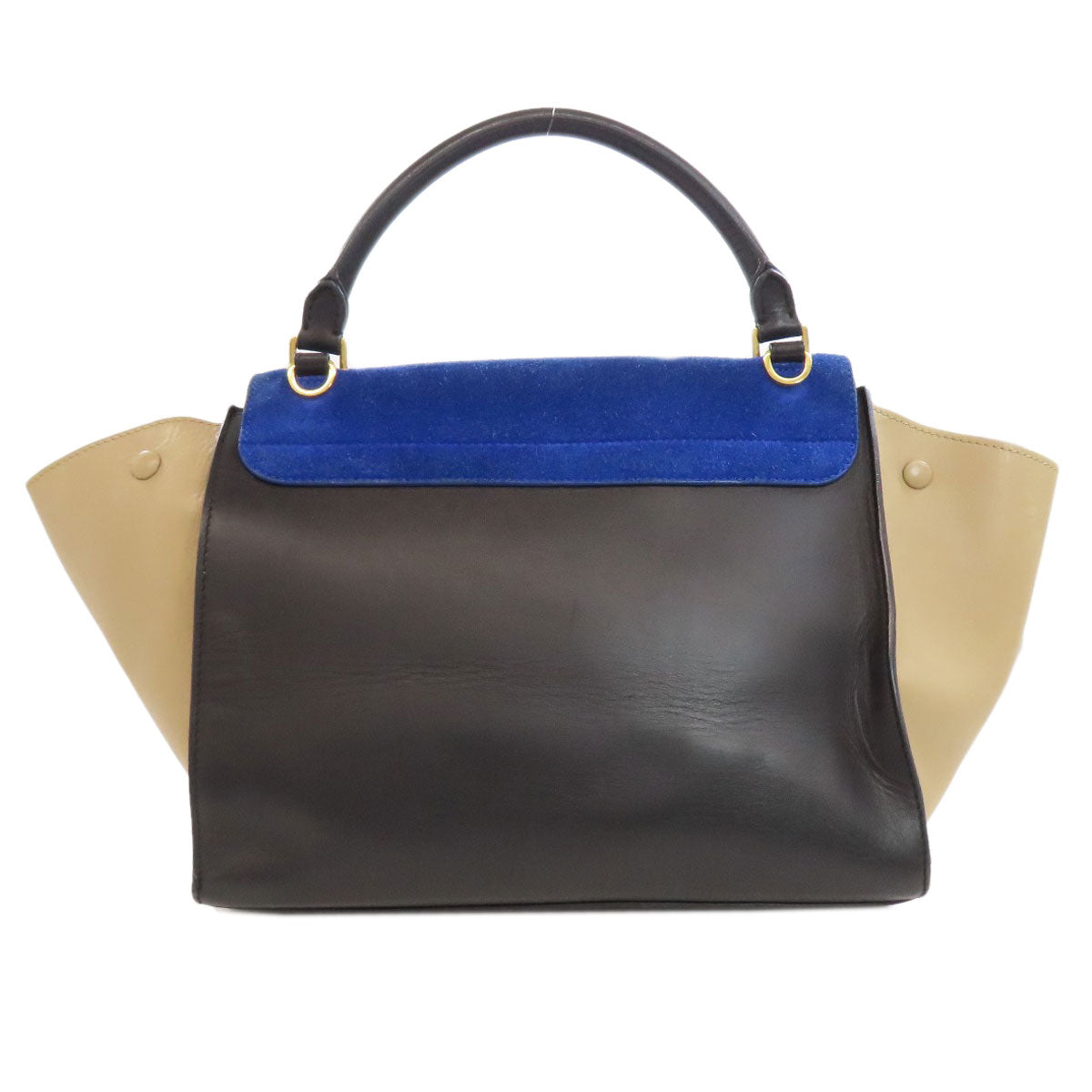 CELINE Handbag Calfskin, suede multicolor Trapeze 2WAY Women