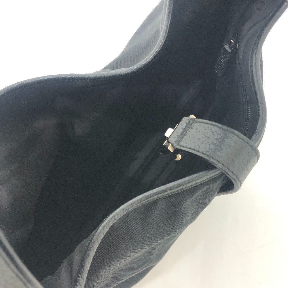 GUCCI Shoulder Bag 001?3306 Nylon, Leather black Jackie