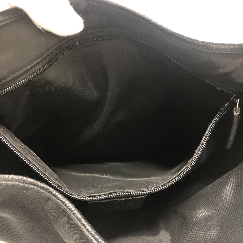 GUCCI Shoulder Bag 001?3306 Nylon, Leather black Jackie