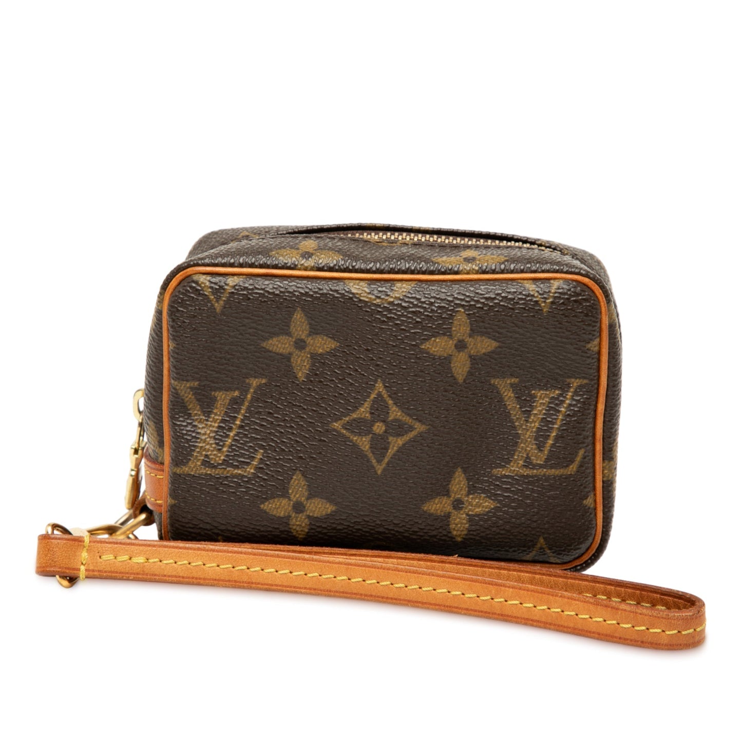 Brown Louis Vuitton Monogram Trousse Wapity Pouch