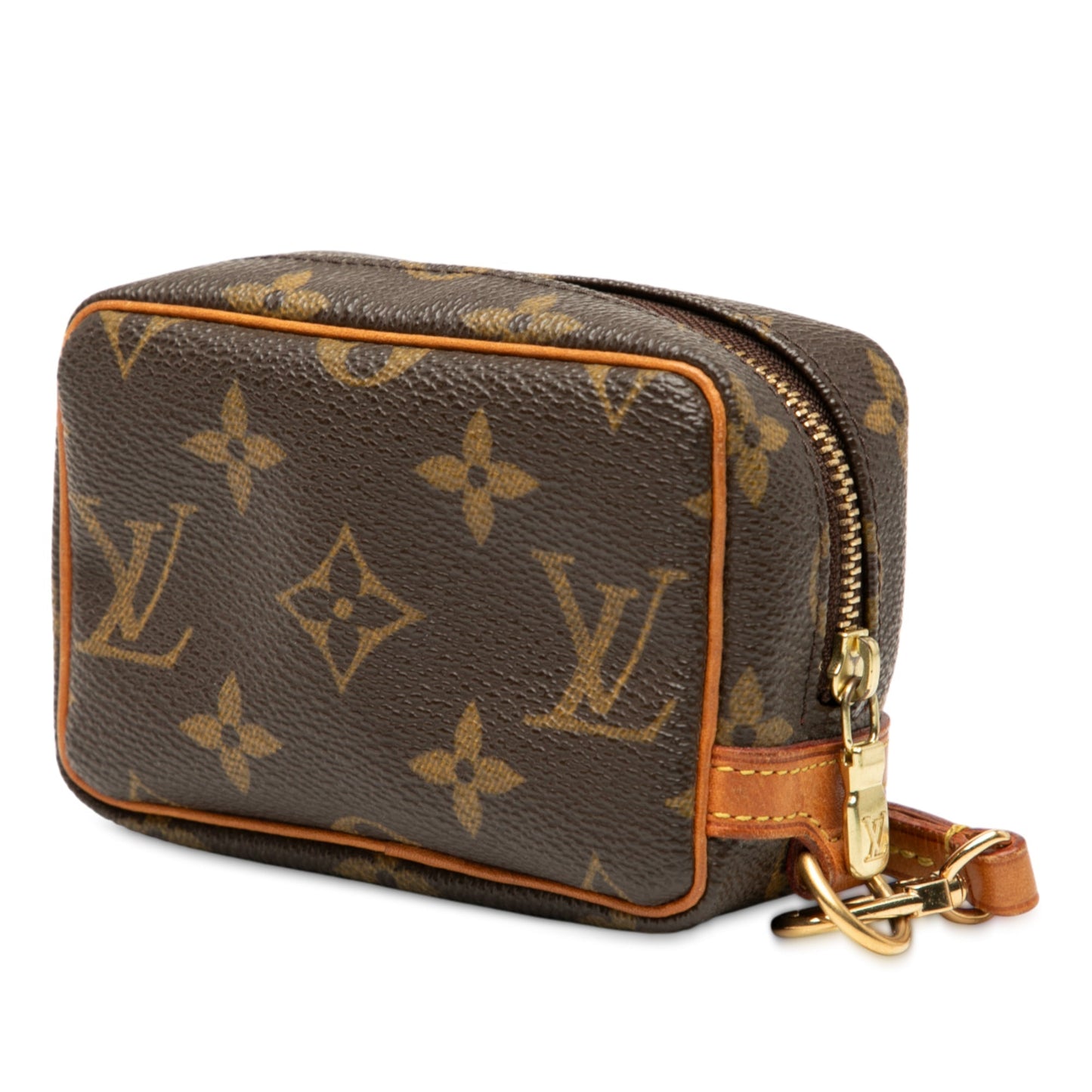 Brown Louis Vuitton Monogram Trousse Wapity Pouch