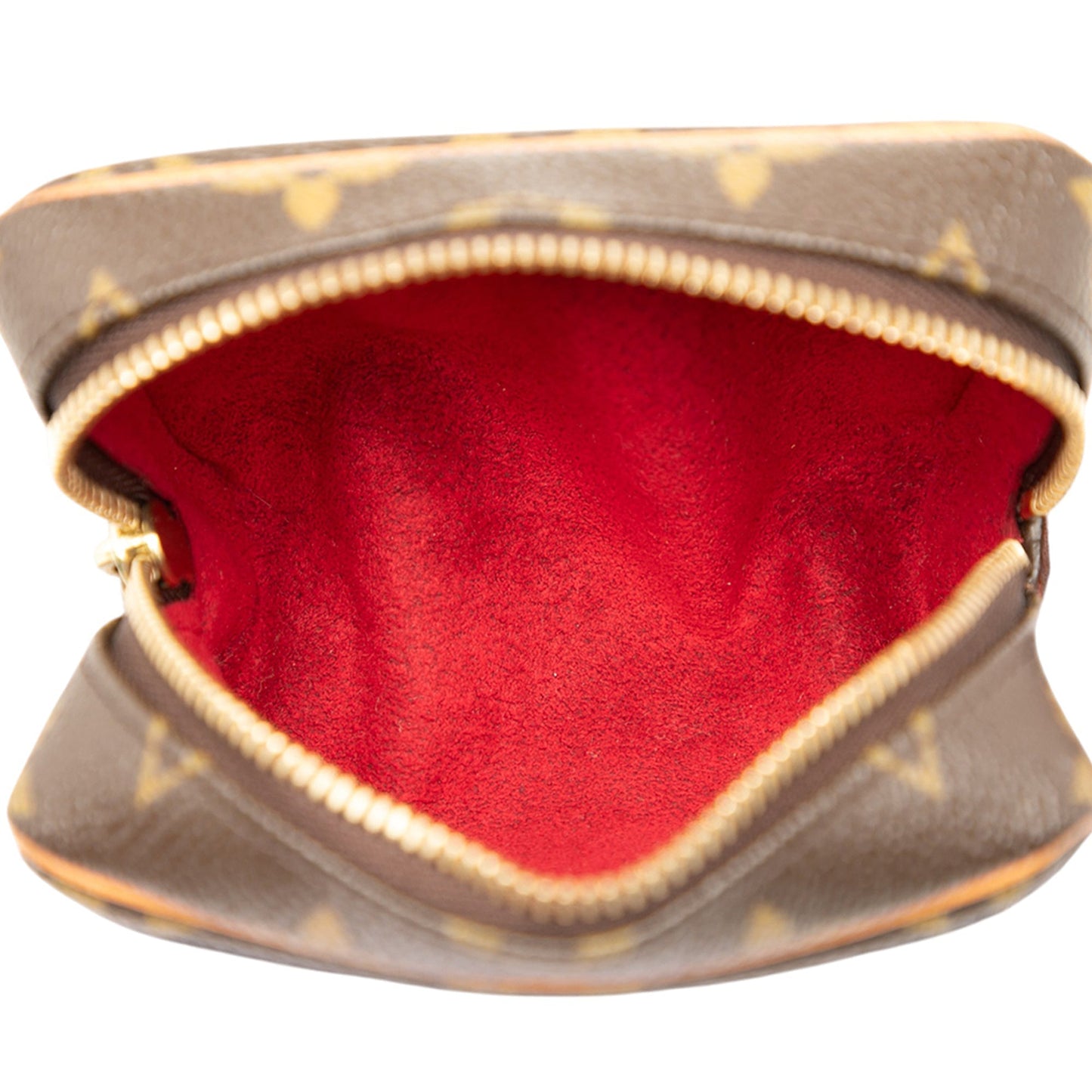Brown Louis Vuitton Monogram Trousse Wapity Pouch