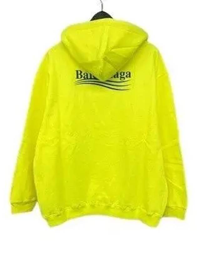 Luxury Balenciaga Trending 2026 Men's Political Wave Logo Hoodie Neon