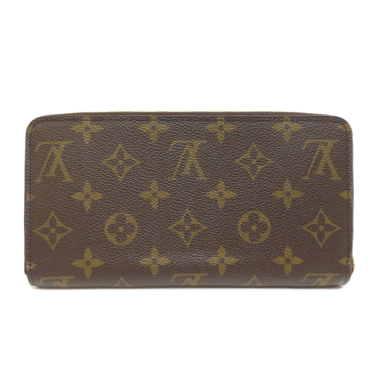 LOUIS VUITTON Long Wallet Purse M42616 Monogram canvas Brown Zippy wallet Women