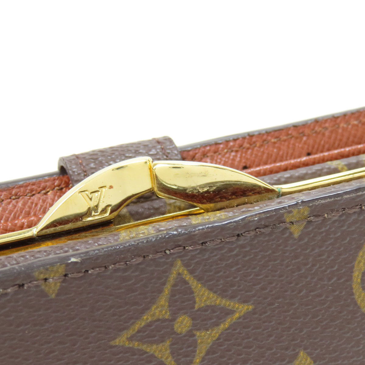 LOUIS VUITTON Bifold Wallet M61663 Monogram canvas Brown Portefeuille Vienova Women Used