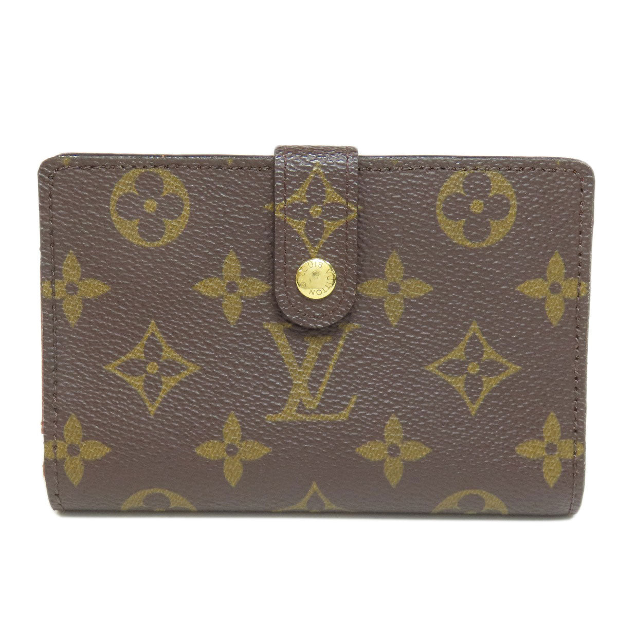 LOUIS VUITTON Bifold Wallet M61663 Monogram canvas Brown Portefeuille Vienova Women Used