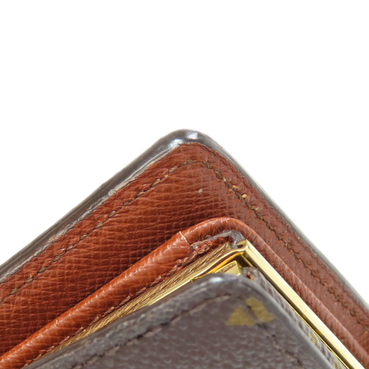 LOUIS VUITTON Bifold Wallet M61663 Monogram canvas Brown Portefeuille Vienova Women Used