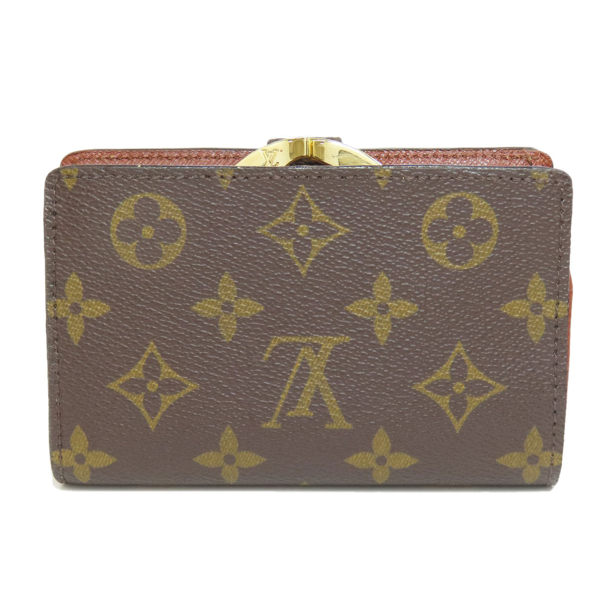 LOUIS VUITTON Bifold Wallet M61663 Monogram canvas Brown Portefeuille Vienova Women Used