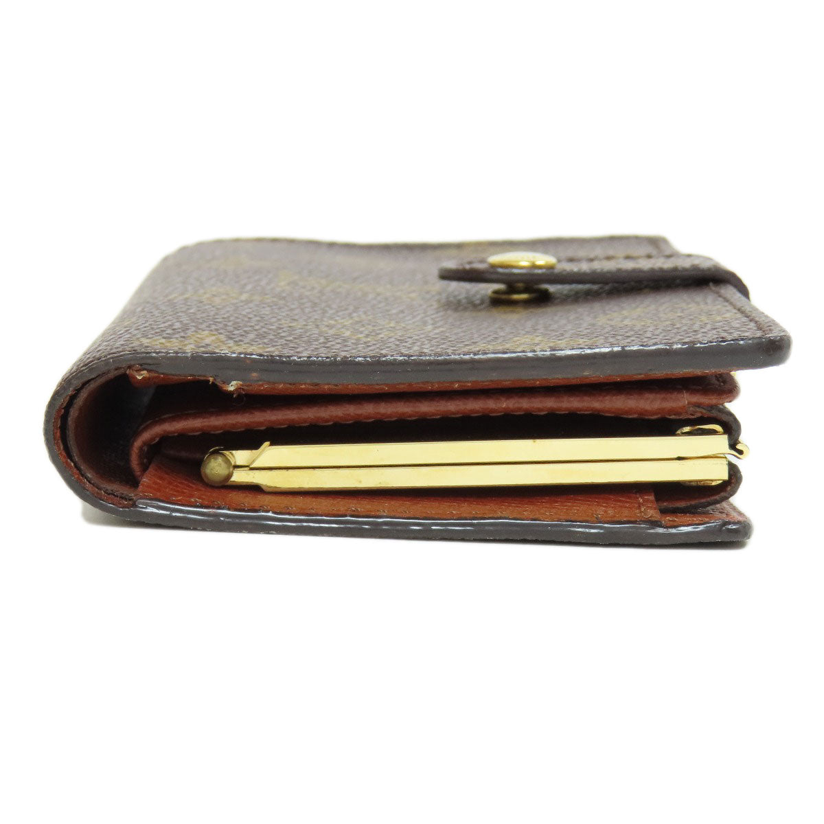 LOUIS VUITTON Bifold Wallet M61663 Monogram canvas Brown Portefeuille Vienova Women Used