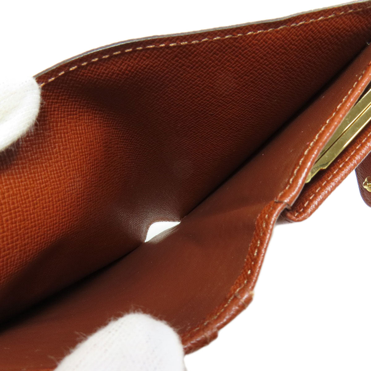 LOUIS VUITTON Bifold Wallet M61663 Monogram canvas Brown Portefeuille Vienova Women Used
