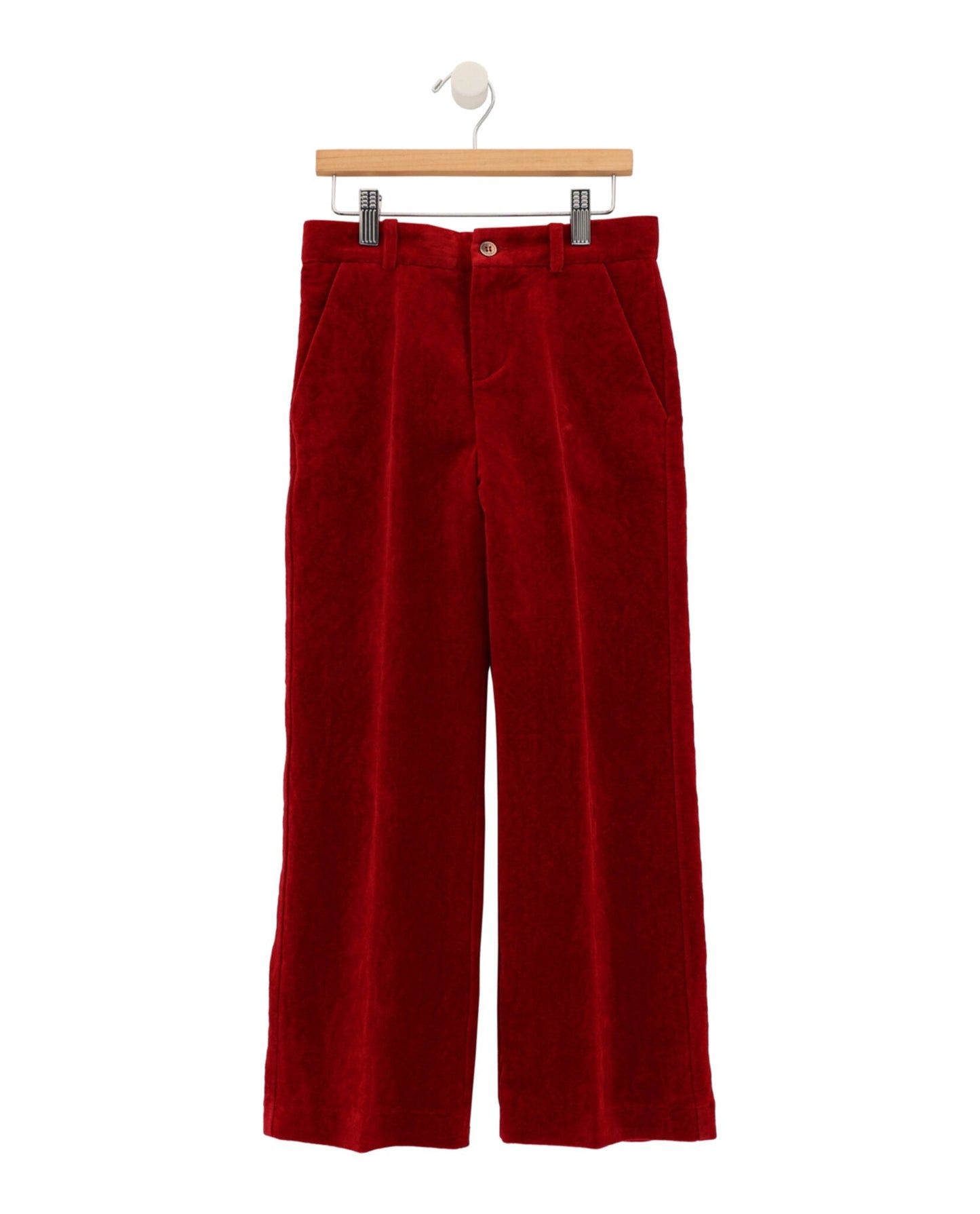 Gucci Girls Velvet Wide Leg Pants