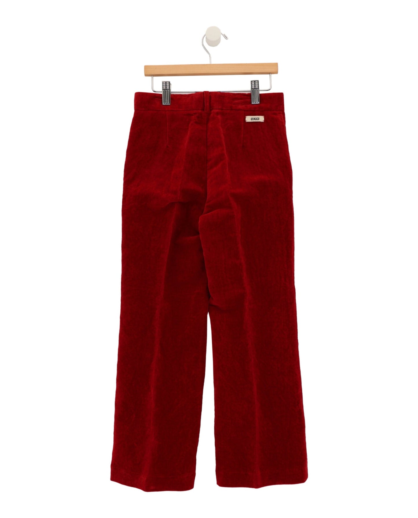 Gucci Girls Velvet Wide Leg Pants