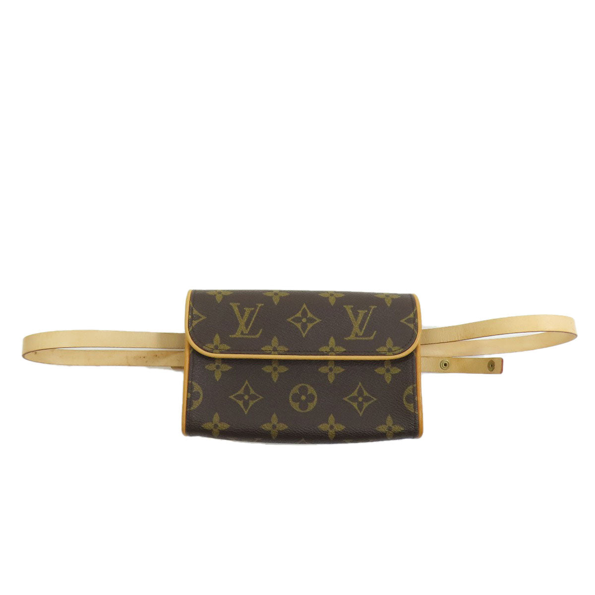 LOUIS VUITTON Hip bag M51855 Monogram canvas Brown Pochette Florentine Women