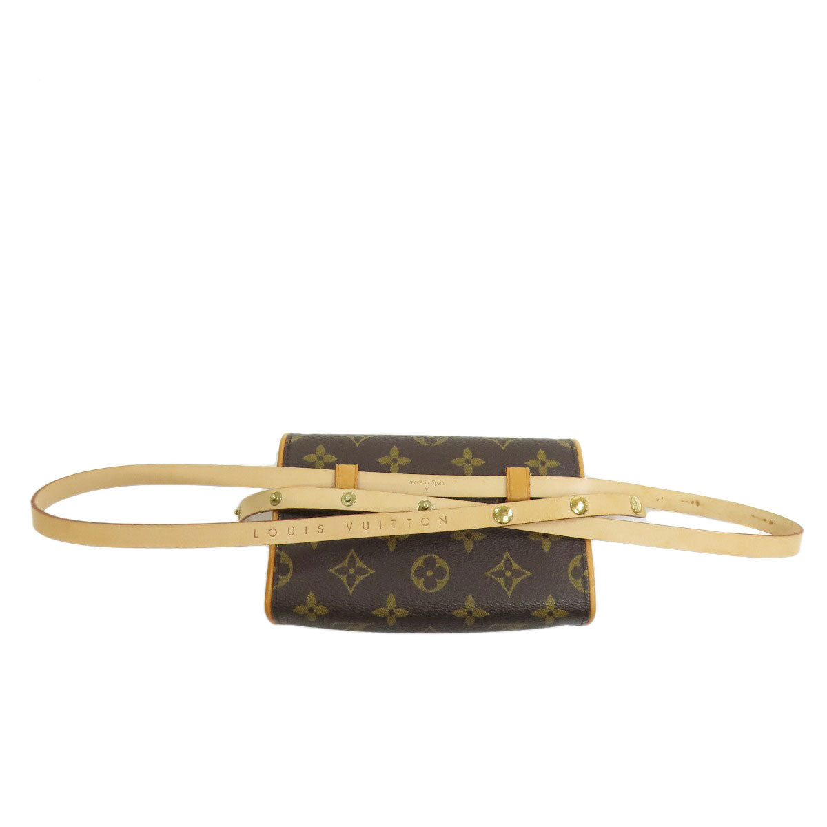 LOUIS VUITTON Hip bag M51855 Monogram canvas Brown Pochette Florentine Women
