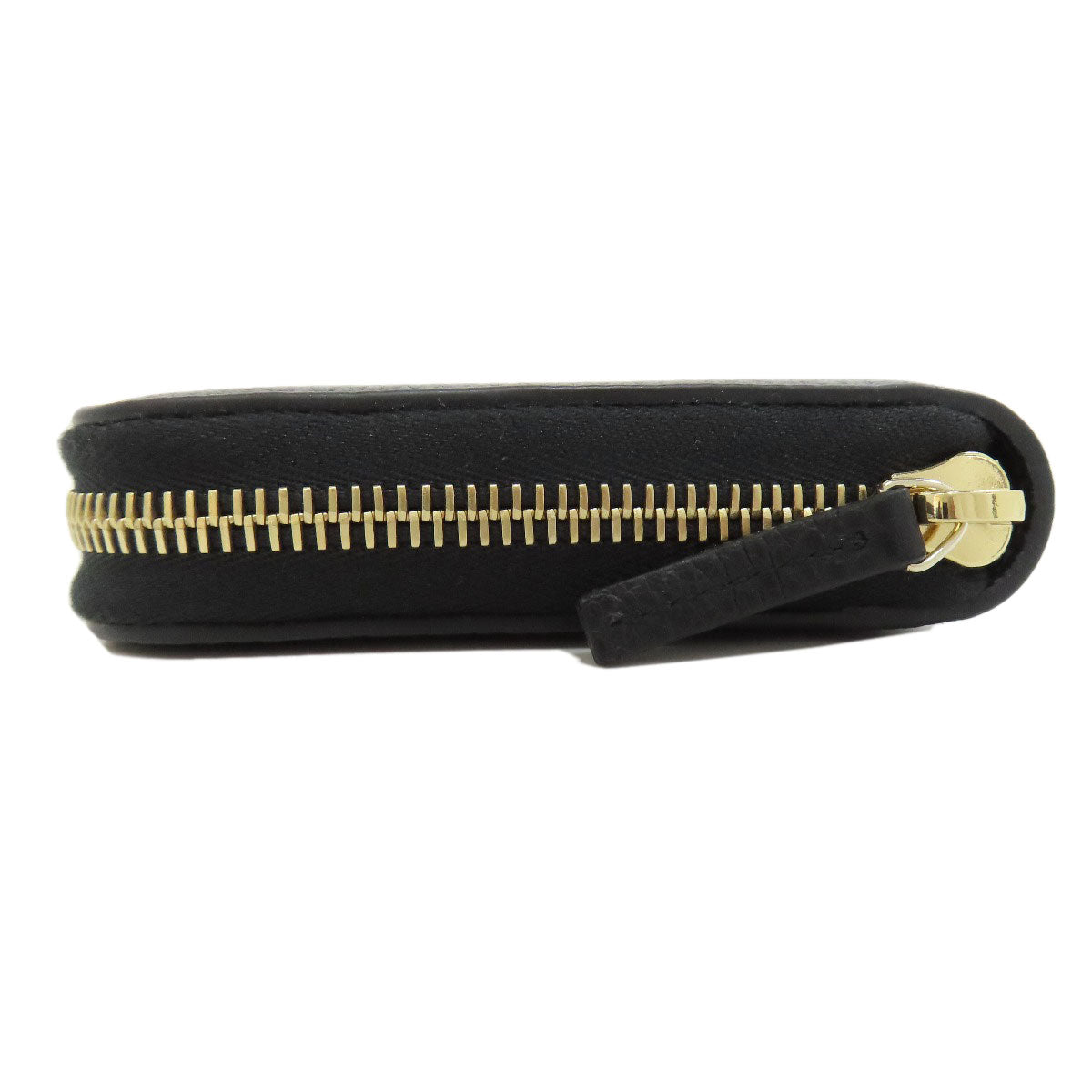 GUCCI Long Wallet Purse 449347 leather black Interlocking G Women