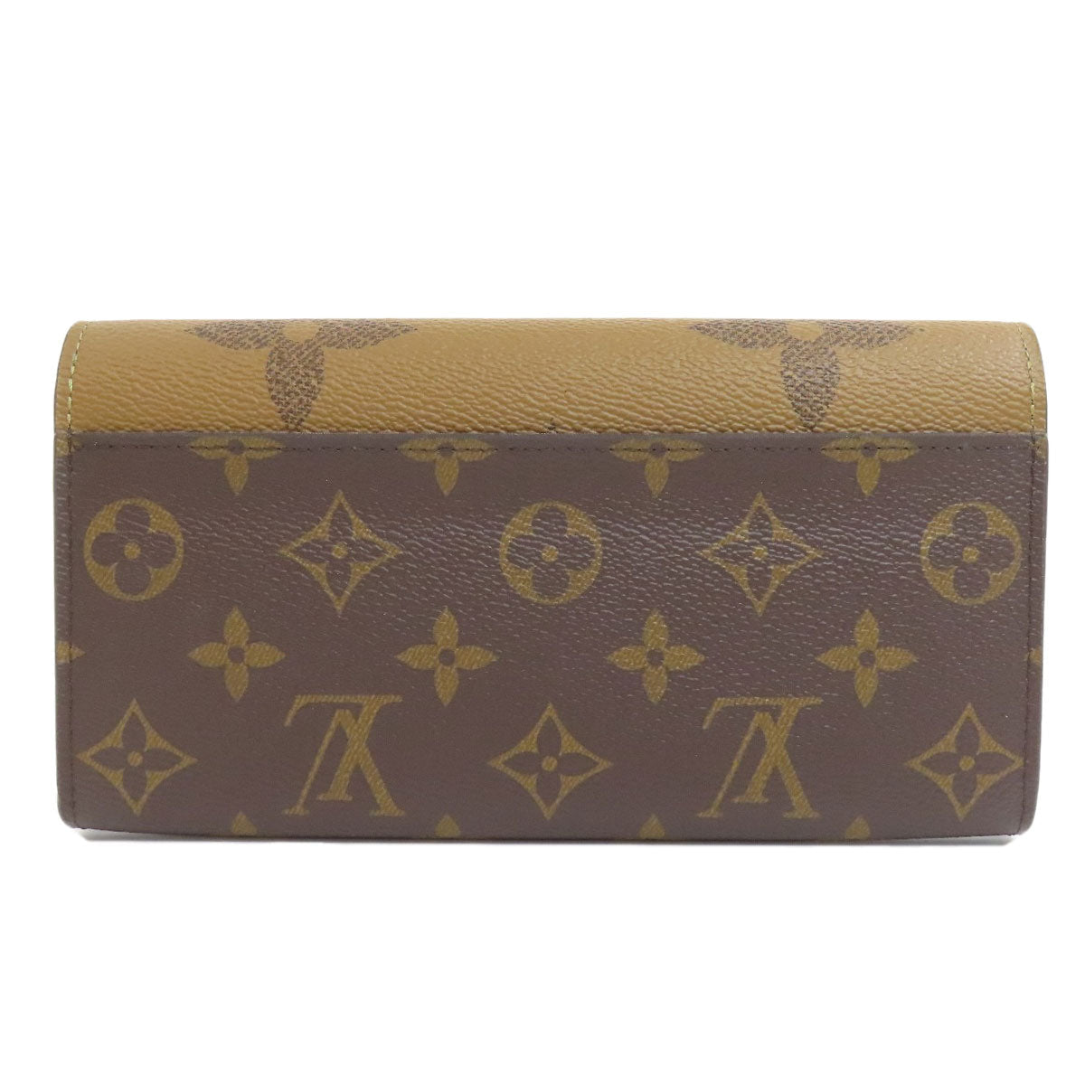 LOUIS VUITTON Long Wallet Purse M80726 Monogram Giant Brown Portefeuille Sara Women