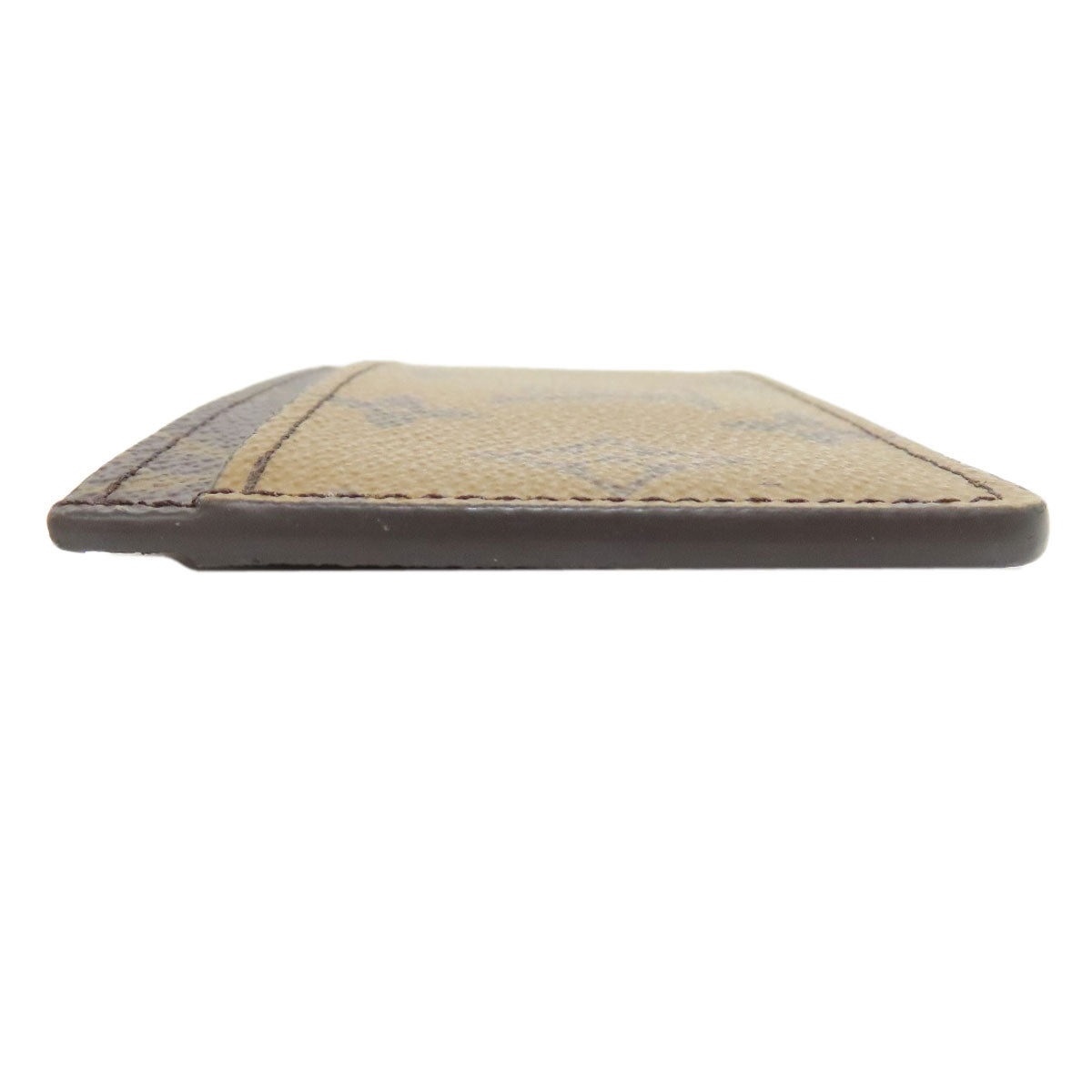 LOUIS VUITTON Card Case M69161 Monogram reverse Brown Porto cult  Simple Women